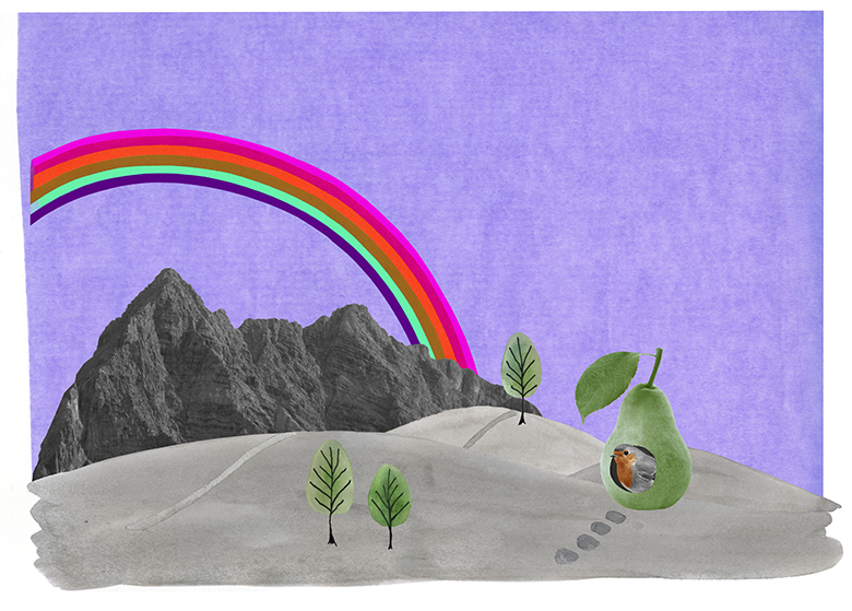 landscape with pear
